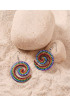 Hand Painted Wooden Earrings